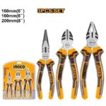 Ingco 3 Pcs pliers set - Image 2