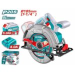 Total Cordless circular saw 20V 185mm - Image 2