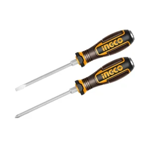 Ingco 2 Pcs go-through screwdriver set