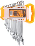 Ingco 8pcs combination spanner set Size:6-19mm