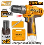 Ingco Cordless drill 12V 20Nm - Image 2