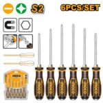 Ingco 6 Pcs go-through screwdriver set - Image 2
