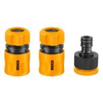 Ingco 3 Pcs hose quick connectors set