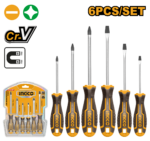 Ingco 6 Pcs screwdriver set - Image 4