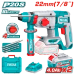 Total Cordless rotary hammer 22mm 20v - Image 3