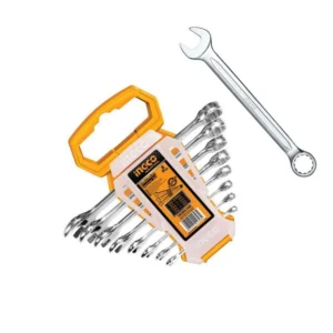 Ingco 8pcs combination spanner set Size:6-19mm
