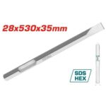 Total Hex chisel 28X35X530mm,flat - Image 2