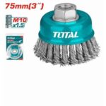 Total Wire cup brush Dia: 75mm, 3" - Image 2