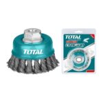 Total Wire cup brush Dia: 100mm, 4"