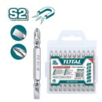 Total Screwdriver bit PH2+SL6.0,65mm,10pcs/set Double end bit - Image 2