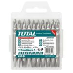 Total Screwdriver bit PH2+SL6.0,65mm,10pcs/set Double end bit