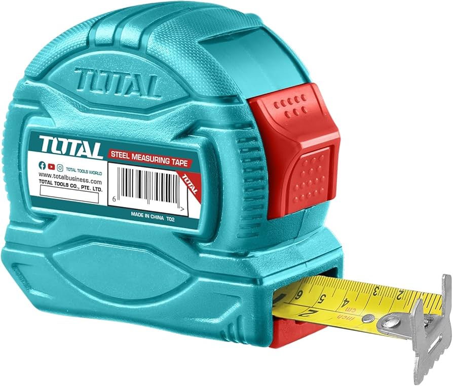 71kp682zykL._AC_UF894,1000_QL80_ Total Steel measuring tape Length & width:3mx16mm - Image 1