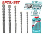 Total Hammer drill bits set 5pcs - Image 2