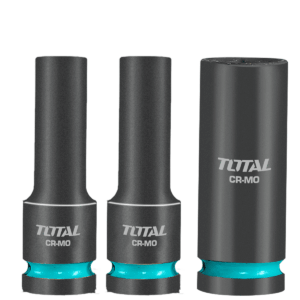 Total 3 Pcs 1/2"Dr. Deep impact socket set