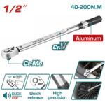 Total Torque wrench Size: 1/2" Length: 500mm - Image 2