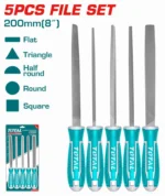 Total 5 Pcs steel file set/8” - Image 3