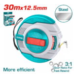 Total Steel measuring tape 30mx12.5mm - Image 3
