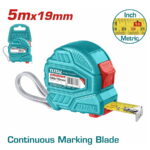 Total Steel measuring tape Length & width:5mx19mm - Image 3