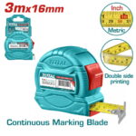 Total Steel measuring tape Length & width:3mx16mm - Image 3