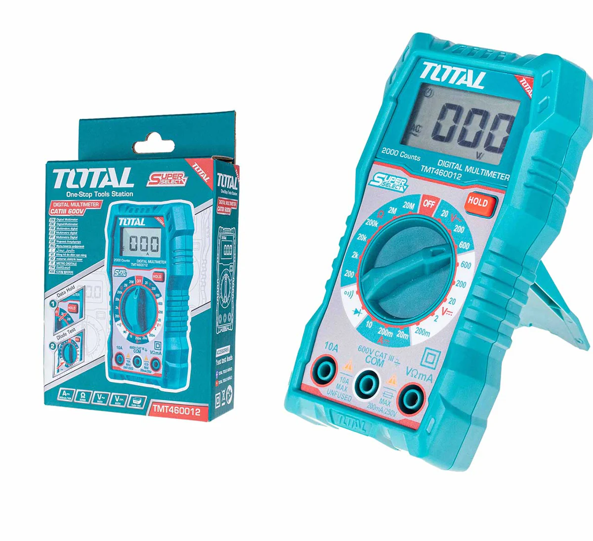 TMT460012-i2_1200x Total Digital multimeter 2000 counts LCD Display - Image 1