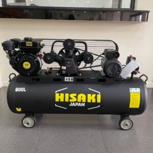 HISAKI JAPAN 2 IN 1 Compressor 200 Liters with Diesel Engine  8.5hp and Motor 3hp