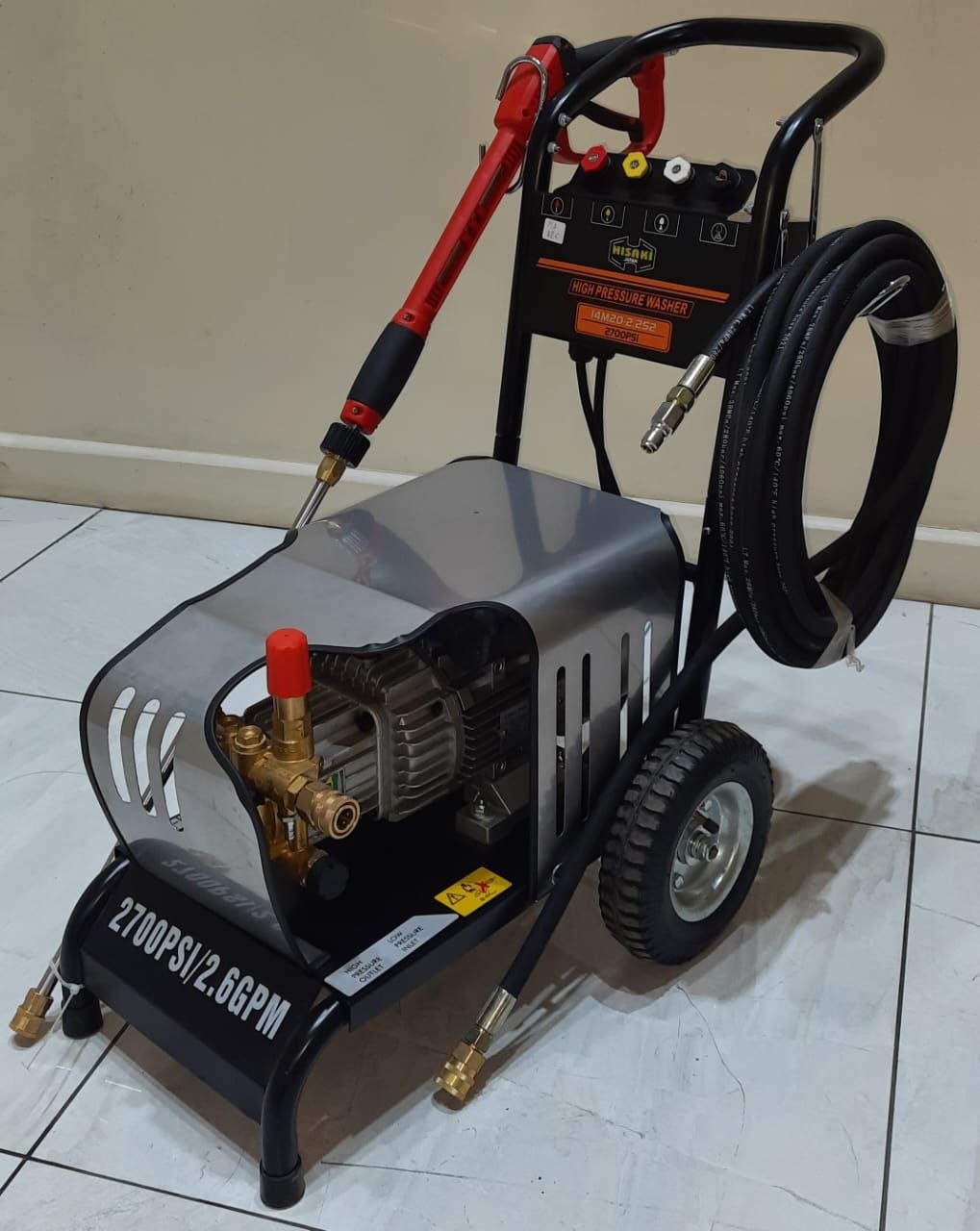 572b371c-e7c3-446d-a84c-445156ec3864 Hisaki Japan Electric Pressure Washer 3hp Motor SINGLE PHASE 2700PSI - Image 1